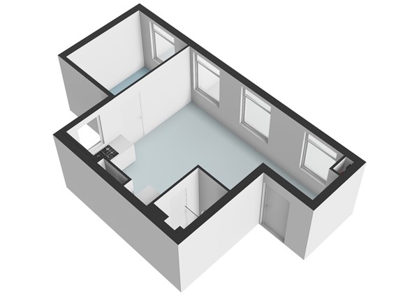 Floor plan - Plantage Muidergracht 69-2, 1018 TM Amsterdam 